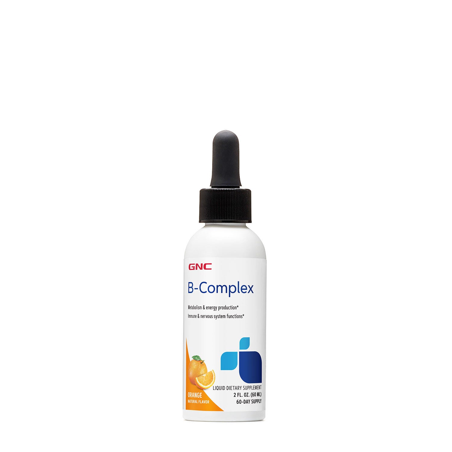 B Complex Liquid Orange 2fl Oz 60 Servings Gnc